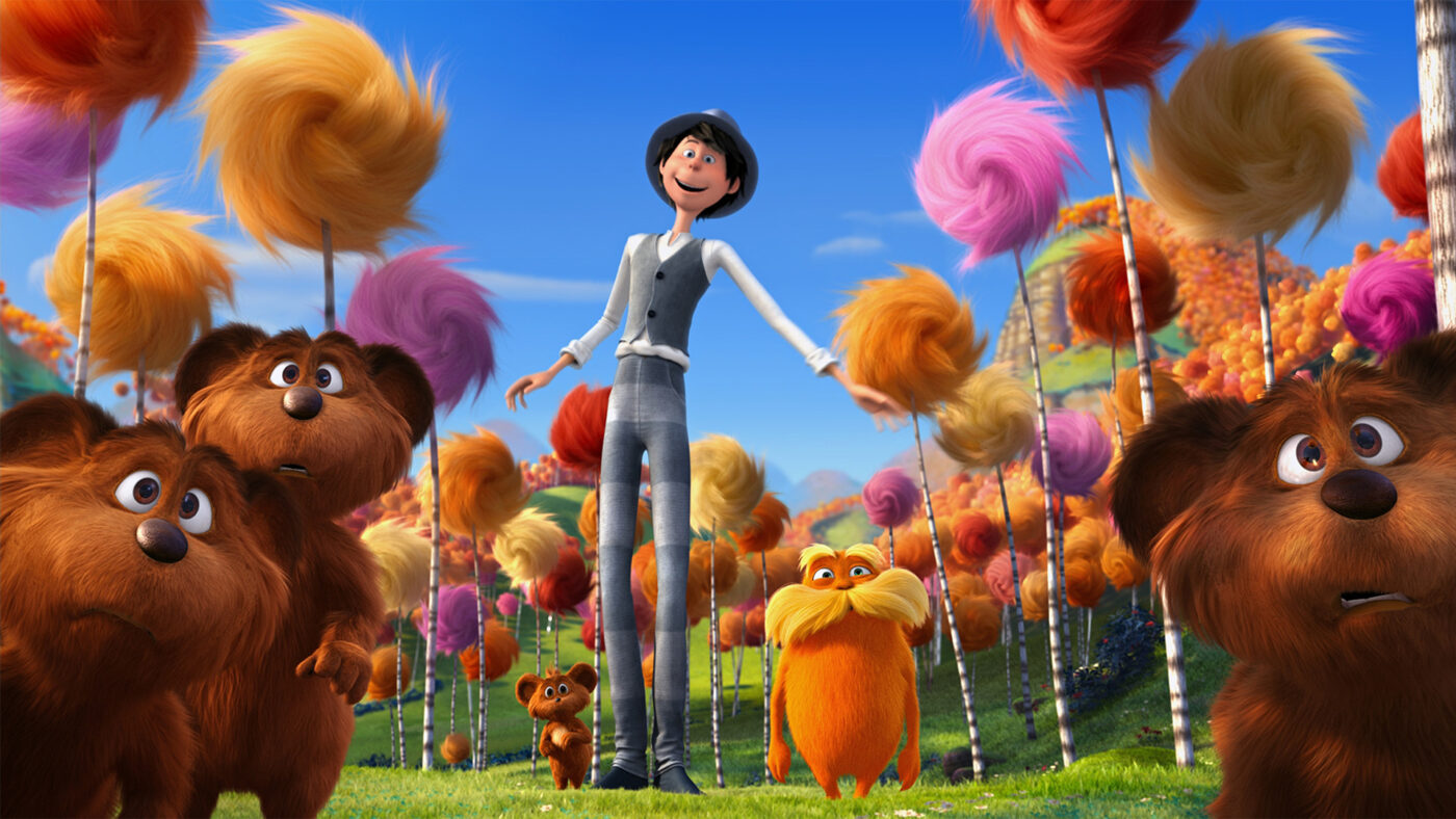 Ted và thần Lorax (Ảnh: Universal)